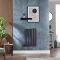Milano x ECOSO Aruba Electric - Anthracite Horizontal Designer Radiator - 635mm x 413mm (Single Panel) - with Wi-Fi Thermostatic Heating Element