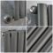 Milano x ECOSO Aruba Electric - Anthracite Horizontal Designer Radiator - 635mm x 826mm (Single Panel) - with Wi-Fi Thermostatic Heating Element