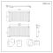 Milano Aruba - Anthracite Horizontal Designer Radiator - 635mm x 1416mm (Single Panel)