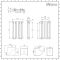 Milano Aruba Flow - Anthracite Horizontal Side Connection Designer Radiator - 635mm x 413mm (Double Panel)