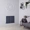 Milano Aruba - Anthracite Horizontal Designer Radiator - 635mm x 826mm (Double Panel)