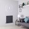 Milano Alpha - Anthracite Flat Panel Horizontal Designer Radiator - 635mm x 630mm (Double Panel)
