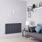 Milano Alpha - Anthracite Flat Panel Horizontal Designer Radiator - 635mm x 1190mm (Double Panel)