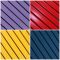 Milano Alpha - Horizontal Double Flat Panel Designer Radiator - Choice of Bright Colours and Sizes