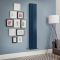 Milano Alpha - Deep Sea Blue Vertical Flat Panel Designer Radiator - 1780mm Tall (Double Panel) - Choice Of Width