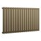 Milano Alpha - Flat Panel Horizontal Designer Radiator - 635mm Tall - Choice of Metallic Colours and Widths