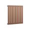 Milano Alpha - Flat Panel Horizontal Designer Radiator - 635mm Tall - Choice of Metallic Colours and Widths