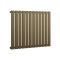 Milano Alpha - Flat Panel Horizontal Designer Radiator - 635mm Tall - Choice of Metallic Colours and Widths