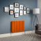 Milano Aruba - Sunset Orange Horizontal Designer Radiator (Double Panel) - Choice Of Sizes