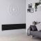 Milano Aruba - Black Horizontal Designer Radiator - 354mm x 1600mm (Double Panel)