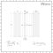 Milano Aruba - Black Vertical Designer Radiator - 1600mm x 472mm (Double Panel)