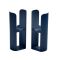 Milano Aruba -  Modern Floor-Mounting Radiator Feet - Choice of Bright Colours
