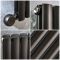 Milano x ECOSO Aruba - Electric Black Horizontal Designer Radiator - Choice of Size and Wi-Fi Thermostat - Plug-In and Hardwired Options