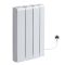 ECOSO Tuc - White Ceramic Core 700W Plug-In Smart Electric Heater - 570mm x 354mm