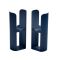 Milano Aruba -  Modern Floor-Mounting Radiator Feet - Deep Sea Blue