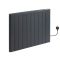 Milano Torr - Anthracite Dry Heat 1500W Plug-In Smart Electric Heater - 533mm x 873mm