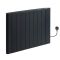 Milano Torr - Black Dry Heat 1500W Plug-In Smart Electric Heater - 533mm x 873mm
