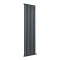 Milano Aruba Ardus - Anthracite Dry Heat 1200W Vertical Electric Designer Radiator - 1784mm x 472mm - Choice of Wi-Fi Thermostat