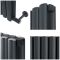 Milano Aruba Ardus - Anthracite Dry Heat 2300W Vertical Electric Designer Radiator - 1784mm x 472mm (Double Panel) - Choice of Wi-Fi Thermostat