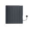 Milano Torr - Anthracite Dry Heat 900W Plug-In Smart Electric Heater - 533mm x 595mm