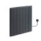 Milano Torr - Anthracite Dry Heat 900W Plug-In Smart Electric Heater - 533mm x 595mm