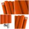 Milano Aruba Electric - Sunset Orange Vertical Designer Radiator - Choice of Size, Thermostat and Cable Cover
