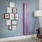 Milano Aruba Electric - Lush Purple Vertical Designer Radiator - Choice of Size, Thermostat and Cable Cover