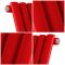 Milano Aruba Electric - Siamese Red Horizontal Designer Radiator - 635mm Tall - Choice of Size, Thermostat and Cable Cover