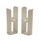 Milano Aruba -  Modern Floor-Mounting Radiator Feet - Elk Brown