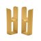 Milano Aruba -  Modern Floor-Mounting Radiator Feet - Autumn Yellow