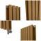 Milano Aruba Electric - Autumn Yellow Vertical Designer Radiator - Choice of Size, Thermostat and Cable Cover