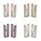 Milano Aruba -  Modern Floor-Mounting Radiator Feet - Choice of Classic Colours