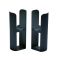 Milano Aruba -  Modern Floor-Mounting Radiator Feet - Choice of Classic Colours