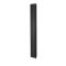 Milano Aruba Electric - Carbon Grey Vertical Designer Radiator - Choice of Size, Thermostat and Cable Cover