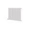 Milano x ECOSO Aruba Electric - Rose Petal Pink Horizontal Designer Radiator - 635mm Tall - Choice of Size, Thermostat and Cable Cover
