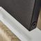 Milano Riso - Black Quartz Vertical Designer Radiator - 1800mm x 400mm