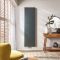 Milano Riso - Steel Blue Vertical Designer Radiator - 1800mm x 400mm