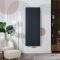 Milano Ria - Anthracite 1800mm Flat Panel Vertical Designer Radiator (Single Panel) - Choice of Size