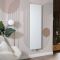 Milano x ECOSO Ria - Wi-Fi Electric White 1800mm Flat Panel Vertical Designer Radiator - Choice of Size and Plug-In and Hardwired Options