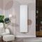 Milano x ECOSO Ria - Wi-Fi Electric White 1800mm Flat Panel Vertical Designer Radiator - Choice of Size and Plug-In and Hardwired Options