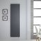 Milano Riso Electric - Anthracite Flat Panel Vertical Designer Radiator 1800mm x 500mm (Single Panel)