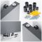 Milano Riso - Anthracite 1800mm Vertical Designer Radiator (Single Panel) - Choice of Size