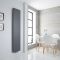 Milano Riso - Anthracite 1800mm Vertical Designer Radiator (Single Panel) - Choice of Size