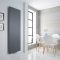 Milano Riso - Anthracite 1800mm Vertical Designer Radiator (Single Panel) - Choice of Size