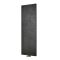 Milano Riso - Black Quartz 1800mm Vertical Designer Radiator - Choice of Size