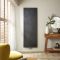 Milano Riso - Black Quartz 1800mm Vertical Designer Radiator - Choice of Size
