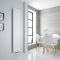 Milano Riso - White Vertical Designer Radiator - 1800mm x 400mm (Single Panel)