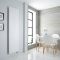 Milano Riso Electric - White Flat Panel Vertical Designer Radiator 1800mm x 500mm (Single Panel)