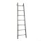 Milano Indus - Dark Brushed Brass Floor-Standing Ladder Heated Towel Rail - 1800mm x 500mm