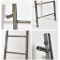 Milano Indus - Dark Brushed Brass Floor-Standing Ladder Heated Towel Rail - 1800mm x 500mm